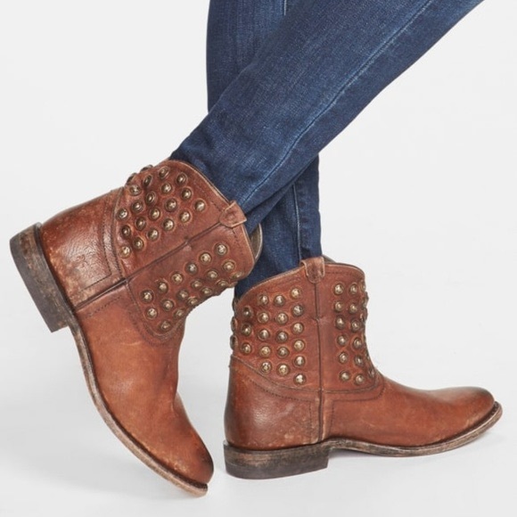 frye studded booties